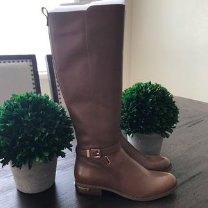 New Michael Kors Leather Knee High Boots