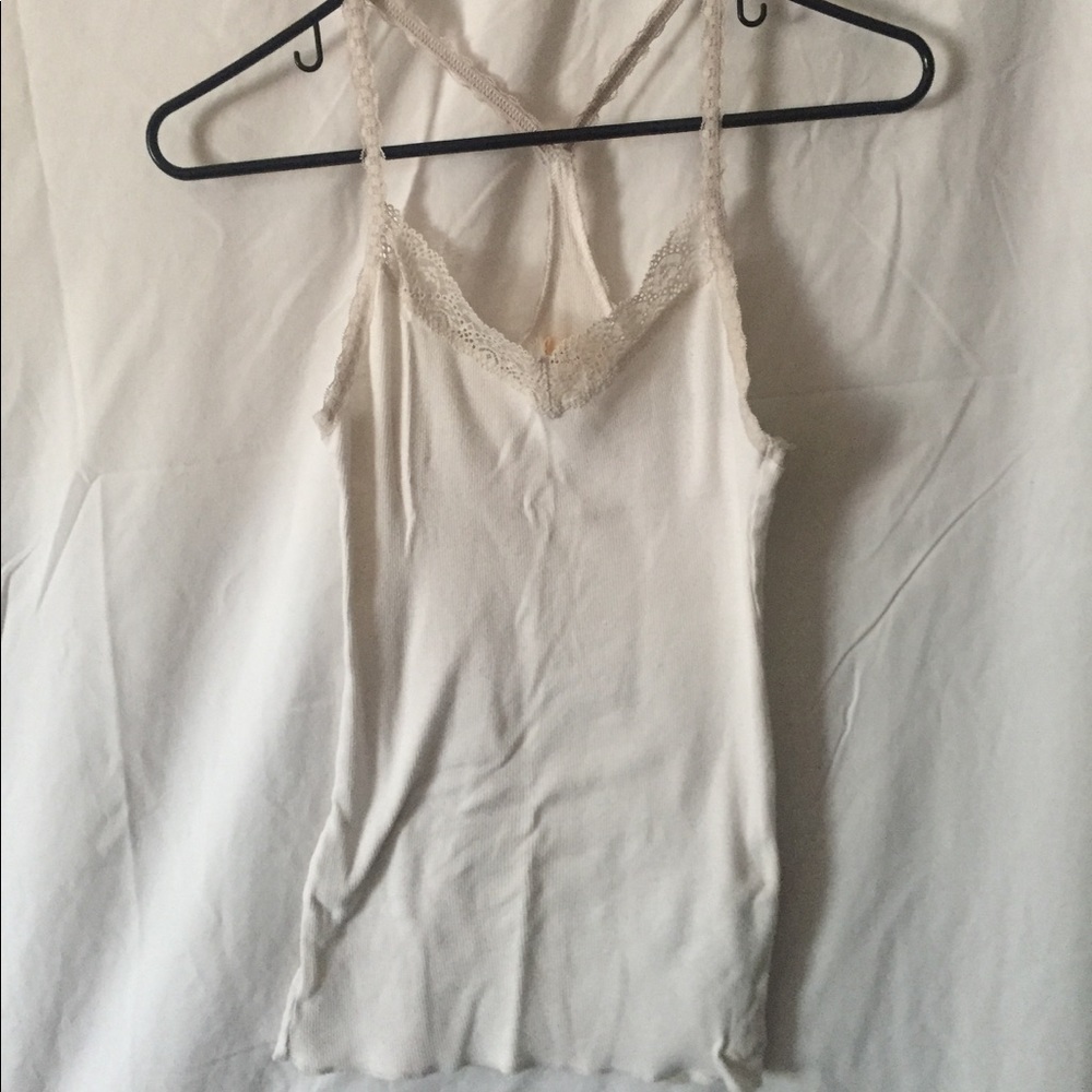 Hollister white camisole
