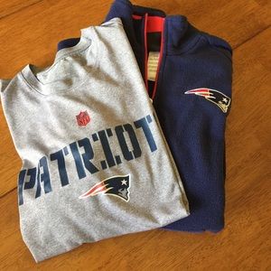 Patriots Package Sweatshirt and t-shirt