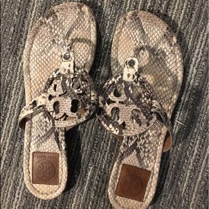 Tory Burch Snakeskin Miller