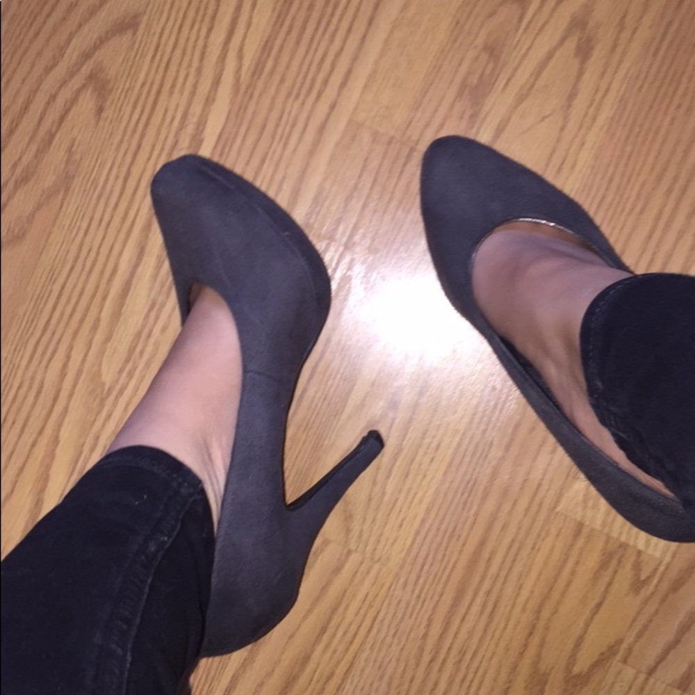 m.p.s Dark grey high heels
