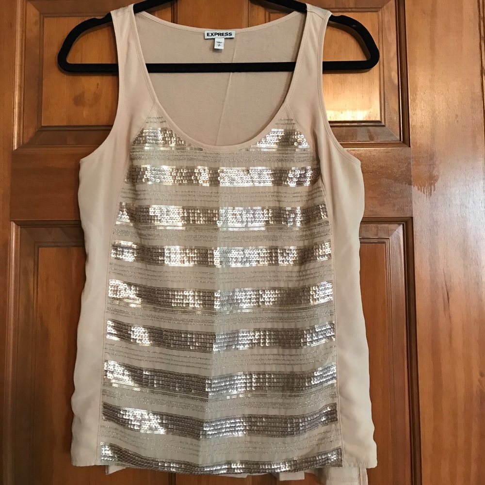 Express sequined tank