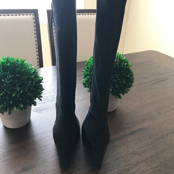 New Michael Kors Leather/Suede Boots - Picture 3 of 5