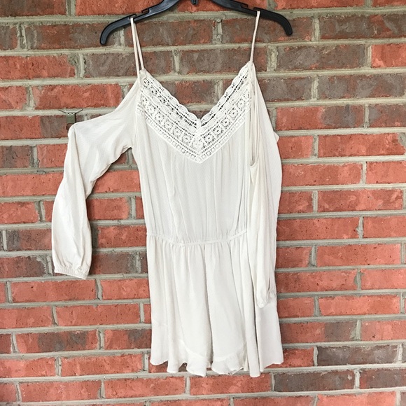 Oatmeal boho romper - Picture 1 of 1