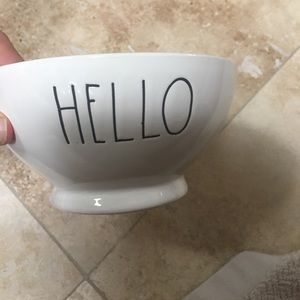 Rae Dunn Bowl "Hello"