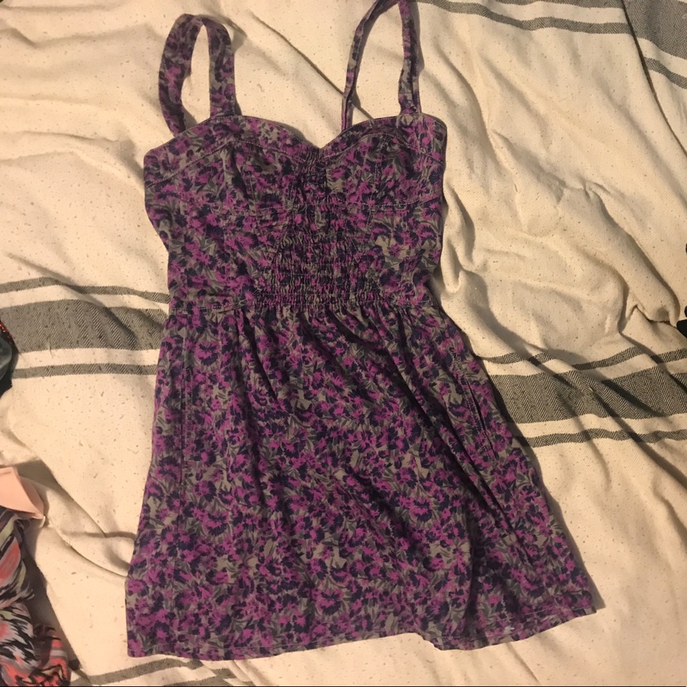 Free People Purple Structured Dress