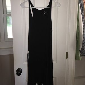 New York and Co large black cotton dress