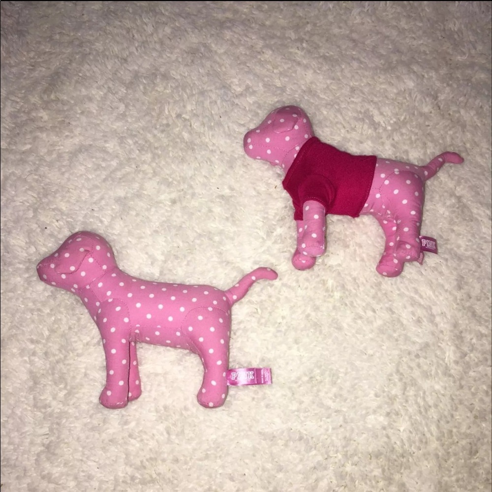 PINK Victoria secret plush dogs