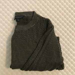 Olive mesh sweater!
