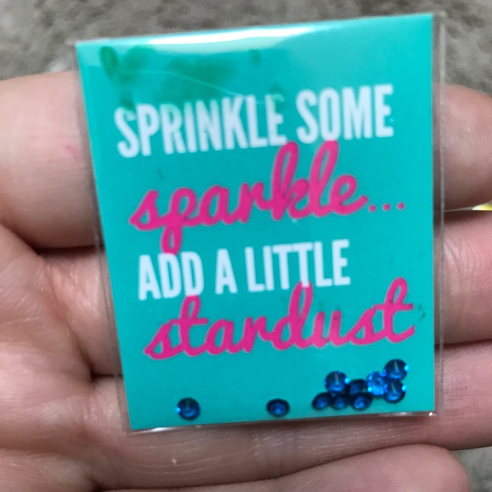 Origami Owl stardust -Blue