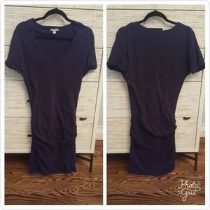 James Perse ruched cotton dress