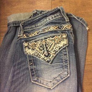 Miss Me jeans signature boot cut -distressed