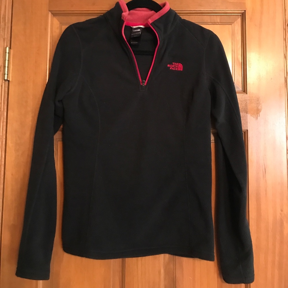 The North Face 3/4 zip fleece.