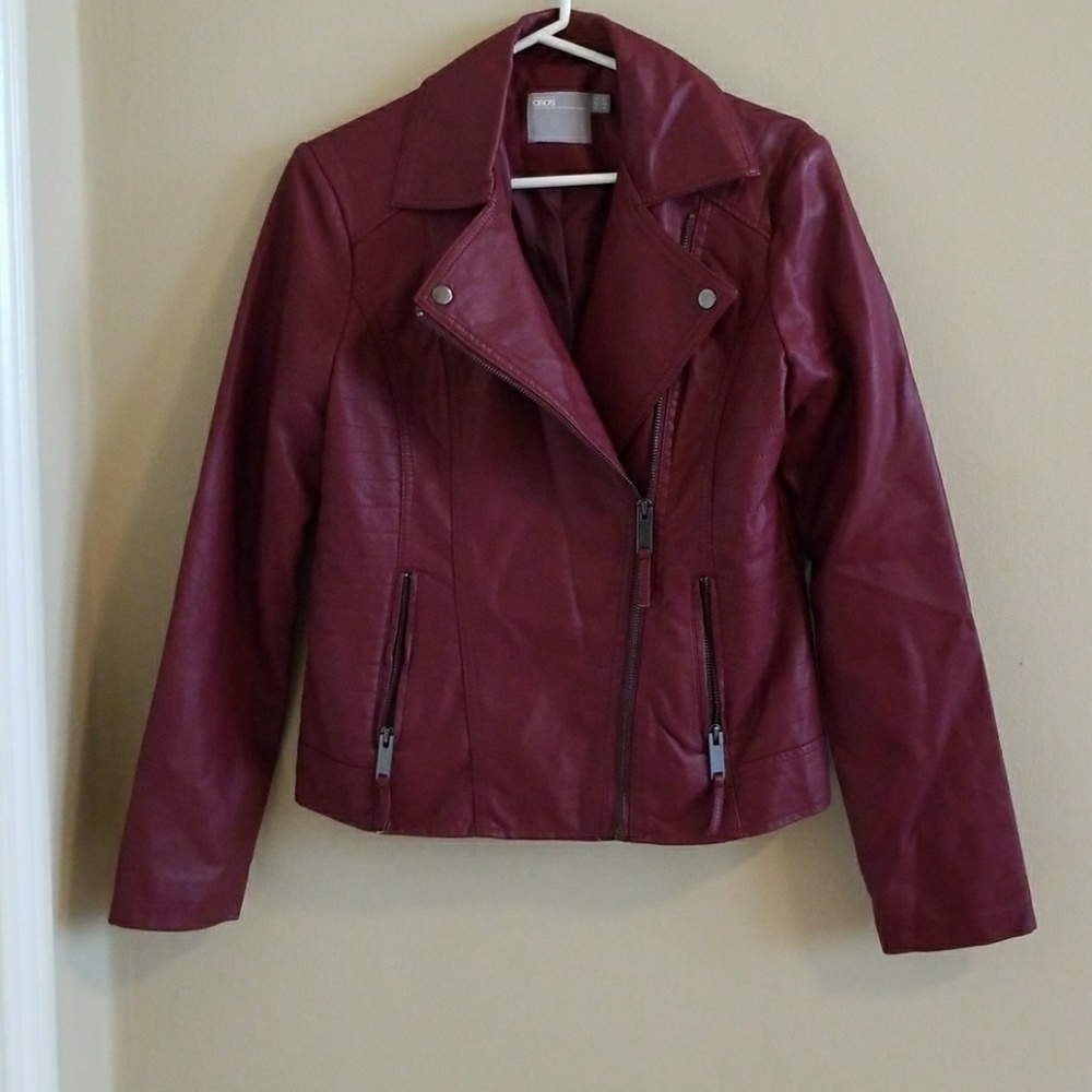ASOS faux leather moto jacket