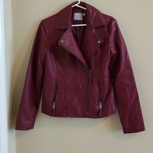 ASOS faux leather moto jacket
