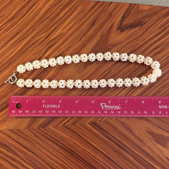 Pearl Cluster Necklace - Like New - Picture 7 of 7