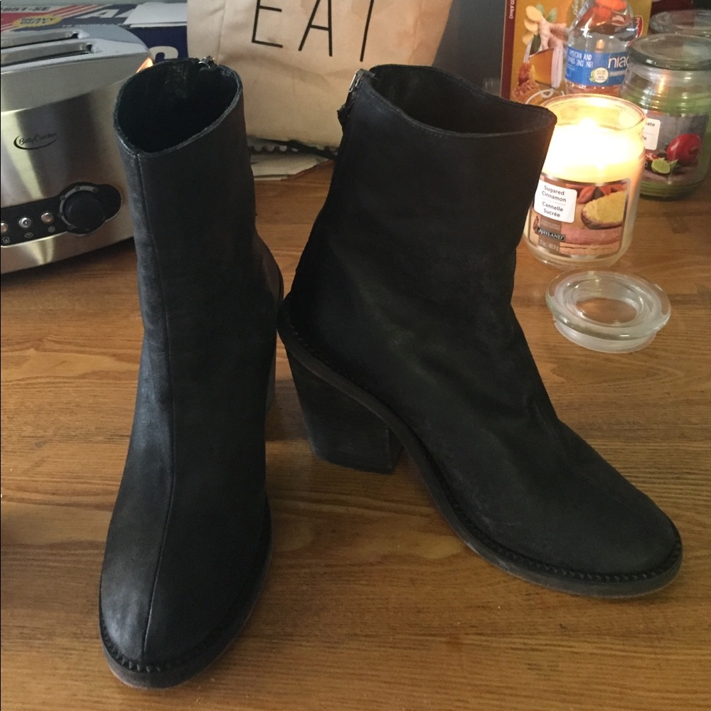 Free People slim ankle boots