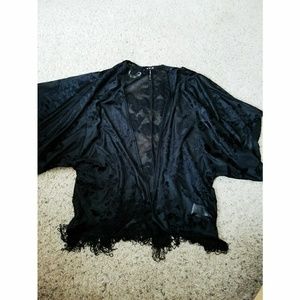 Rose Sheer Kimono/Cardigan