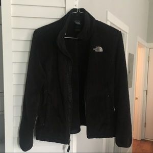 North face fuzzy jacket. Great for cool fall days!