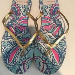 Lilly Pulitzer for Target flip flops