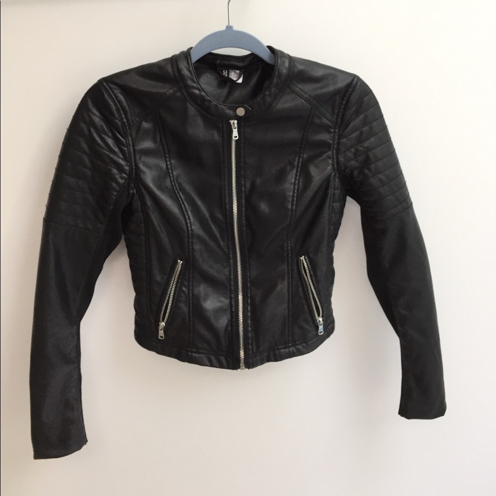 Faux Leather Jacket