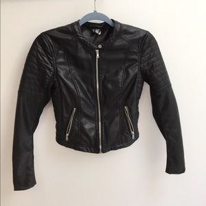 Faux Leather Jacket