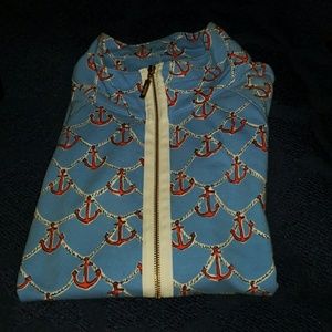 Lilly Pulitzer zip up/ pop over
