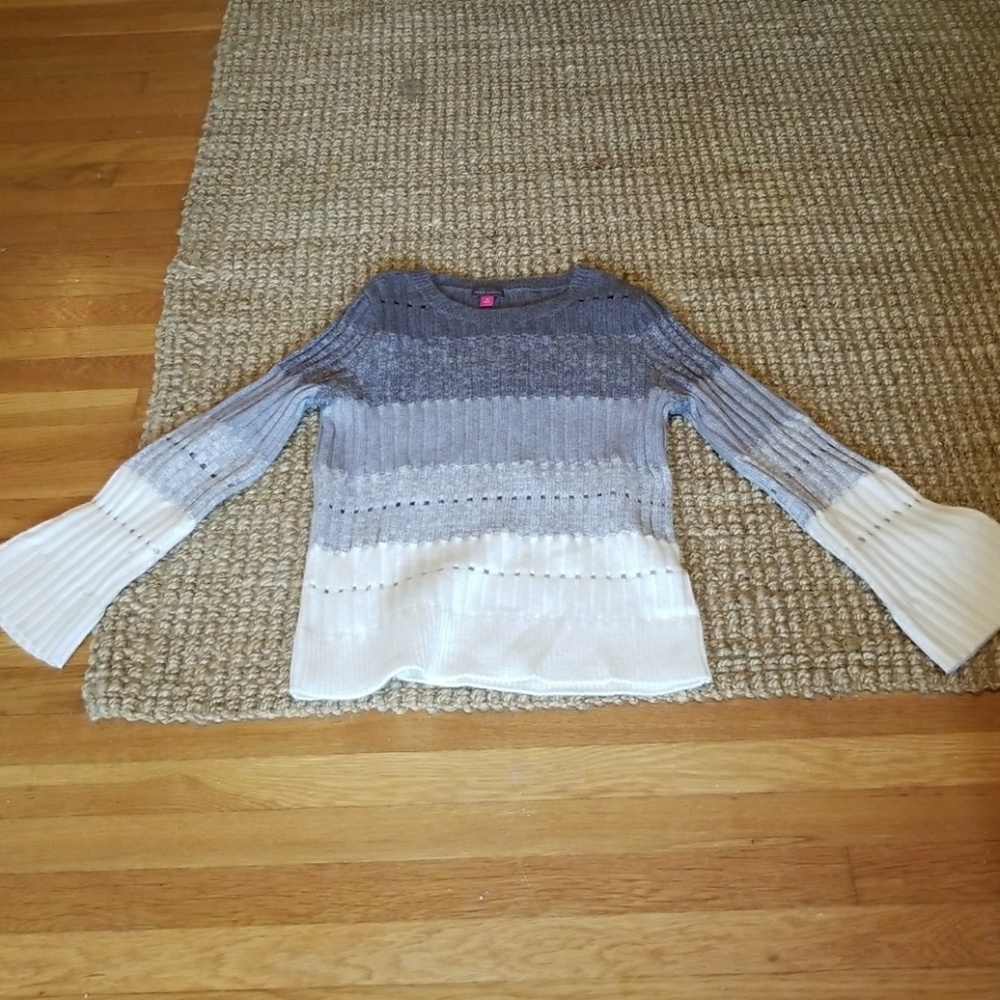 Vince Camuto Bell Sleeve Striped Sweater