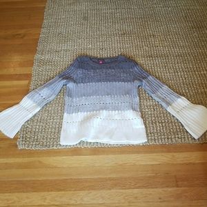 Vince Camuto Bell Sleeve Striped Sweater