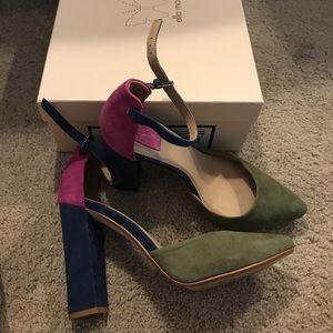 Ella Moss shoes size 9 US colorblock preowned