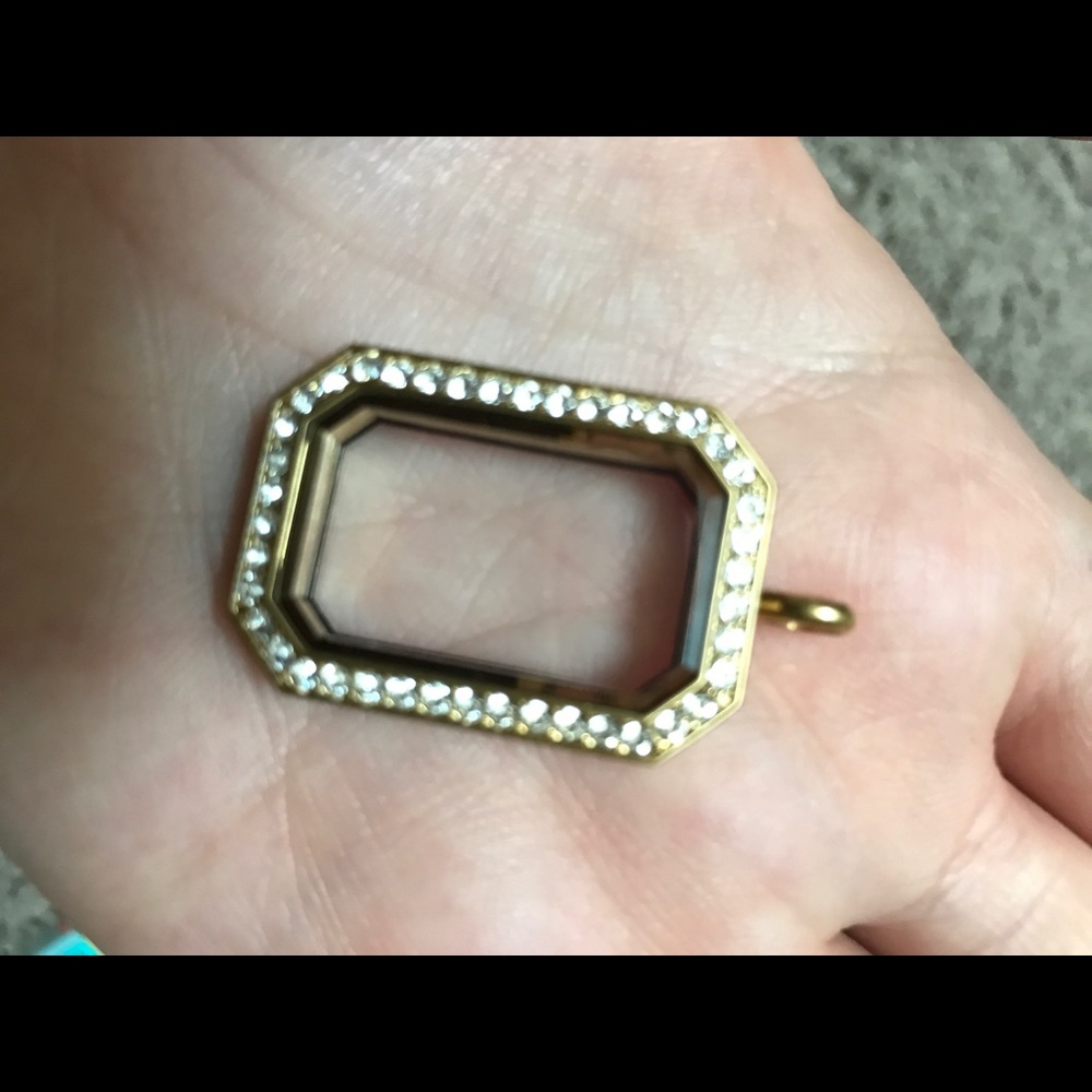 Origami Owl Gold floating locket