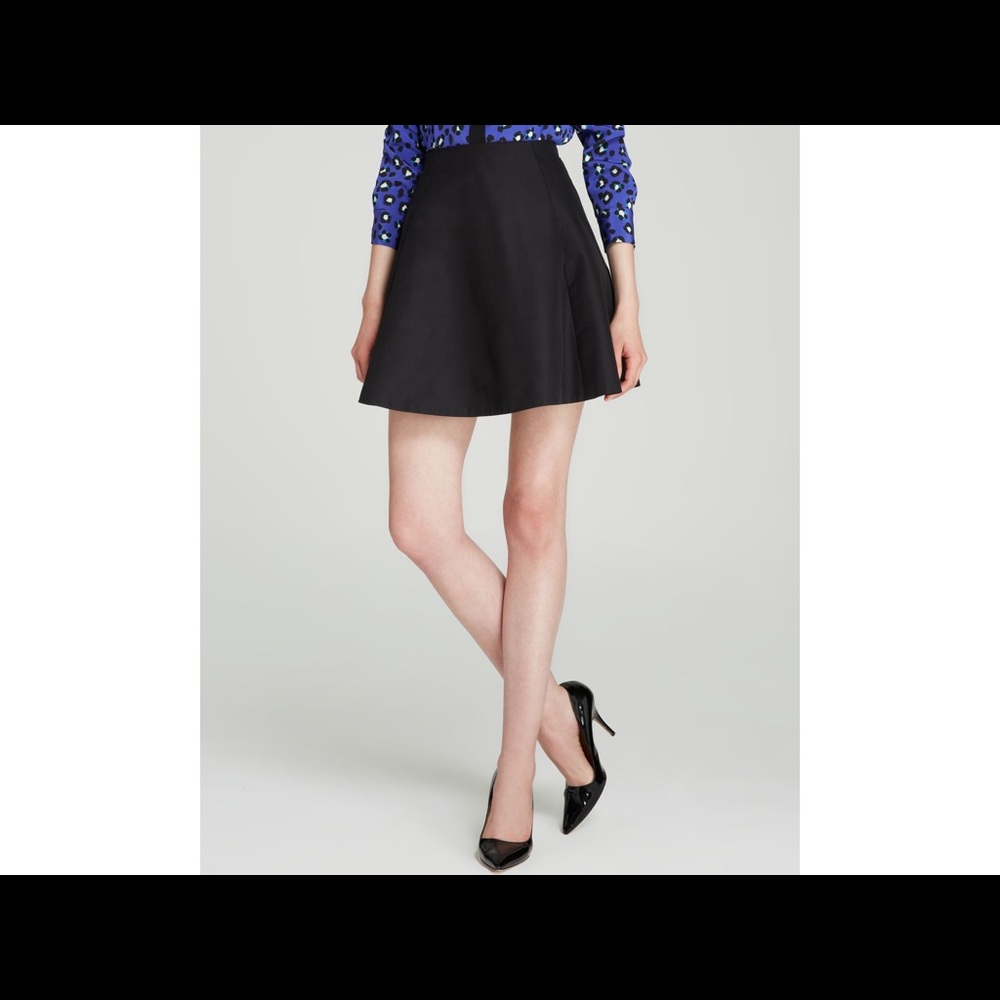 Kate Spade black circle skirt