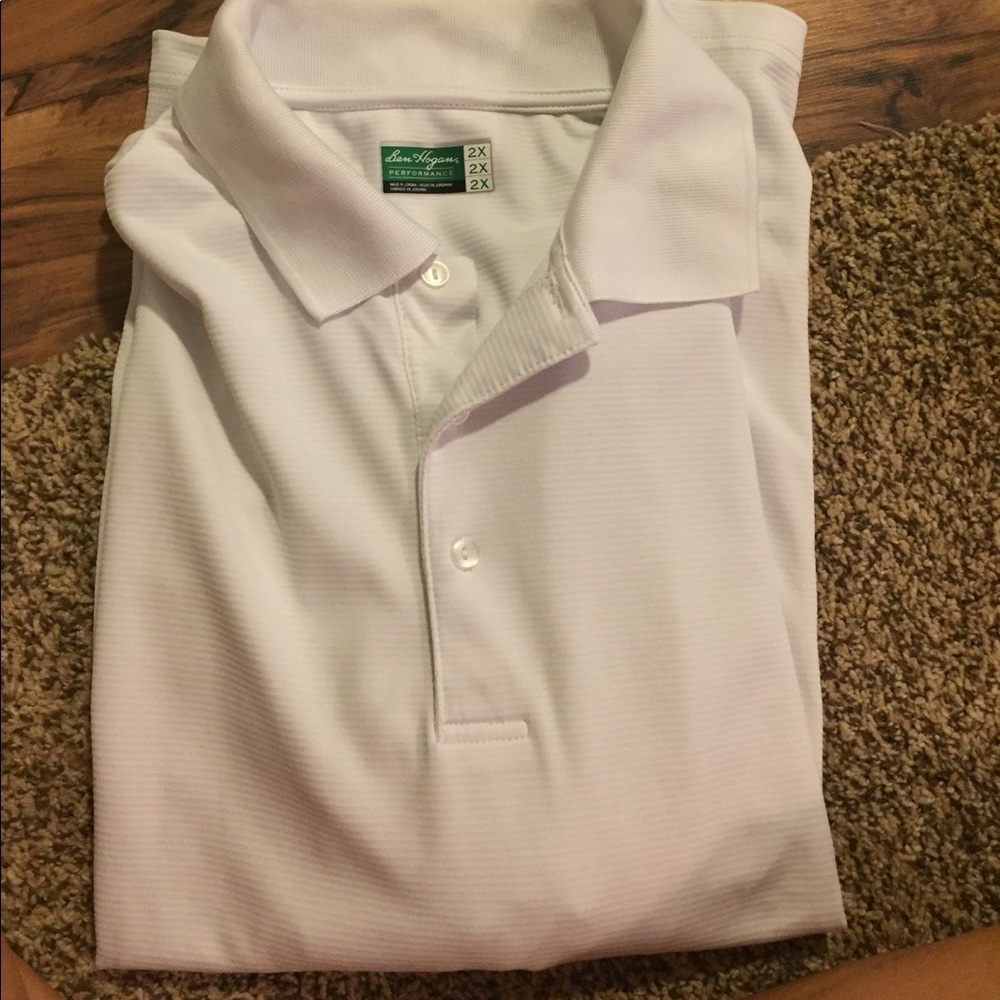 2 men's golf shirts
