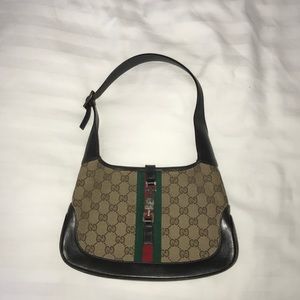 Gucci monogram shoulder bag - small