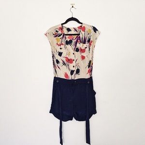 YUMI KIM 100% silk short jumpsuit