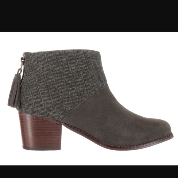 toms tarmac olive suede