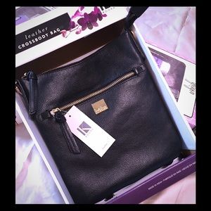 New Kooba leather cross body bag