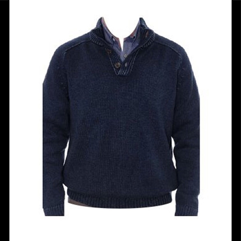 Robert Talbott Blue Sweater