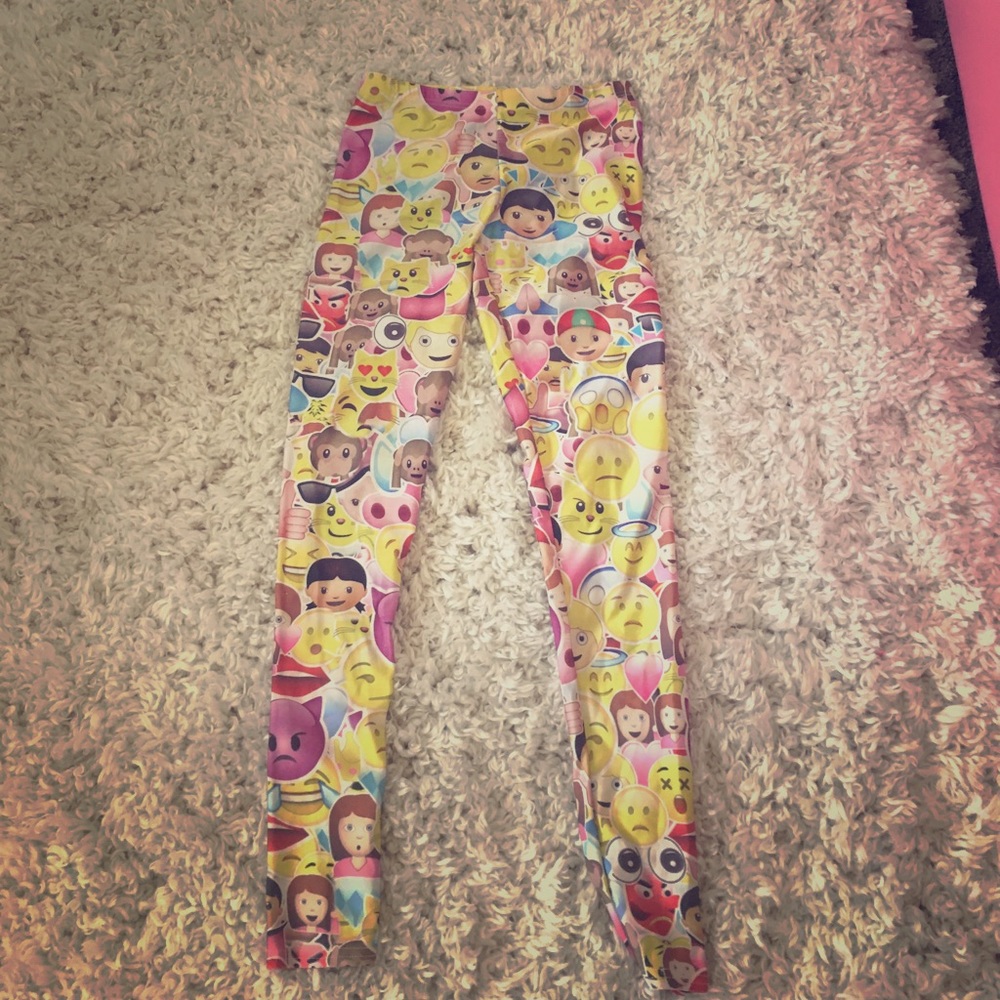 Cute emoji pants