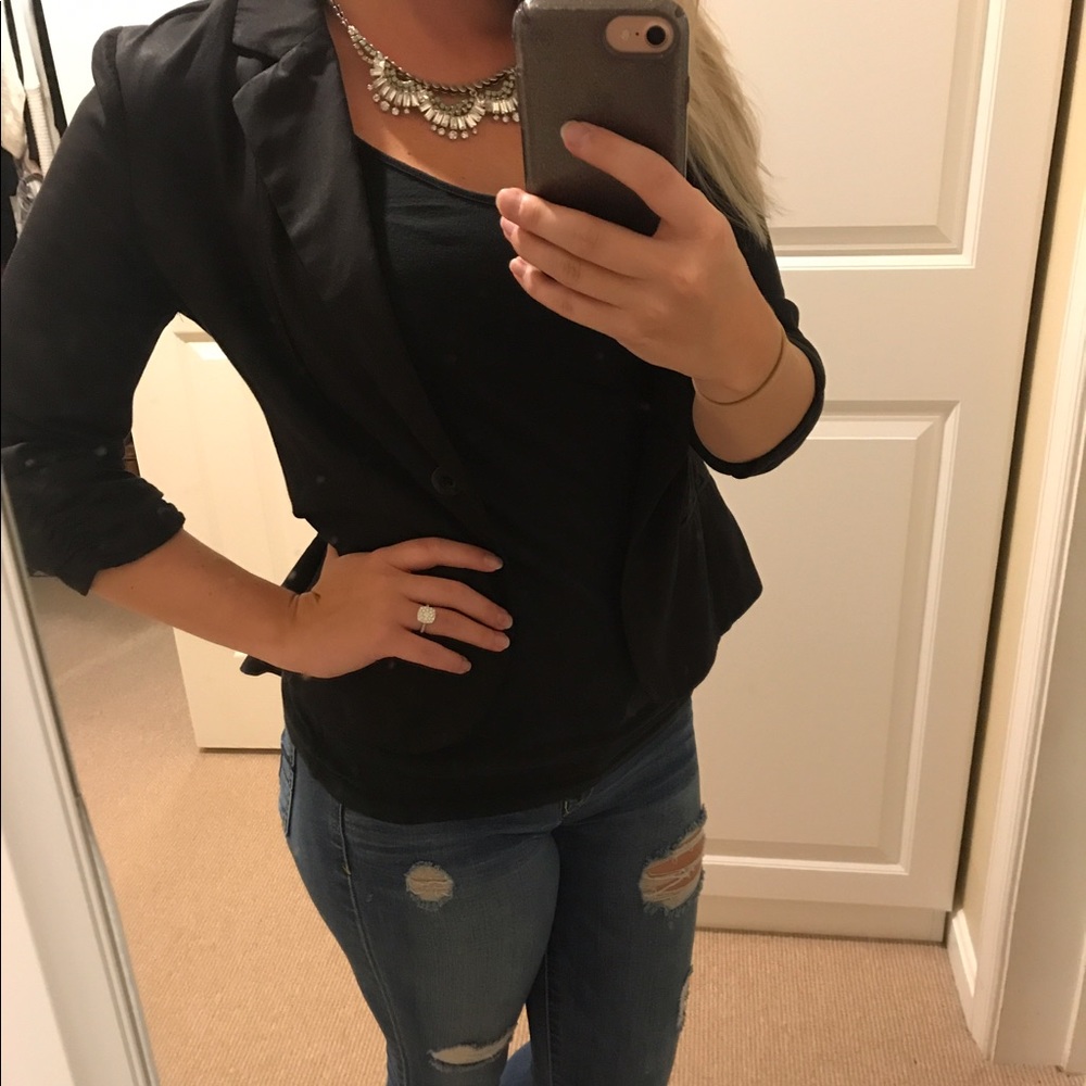 Candies black blazer