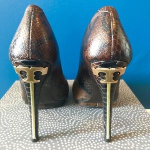 Tory Burch Snakeskin Heels 7