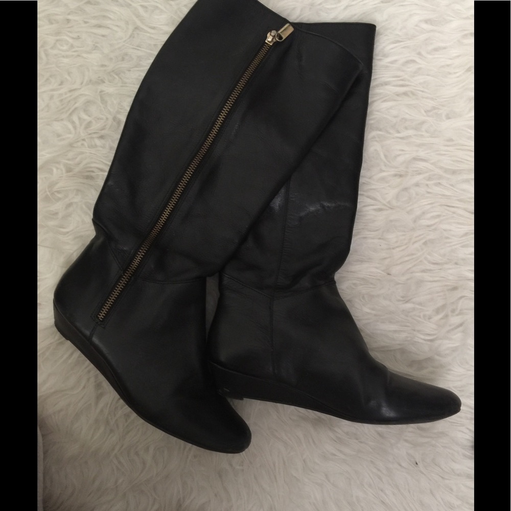 Black Leather Boots