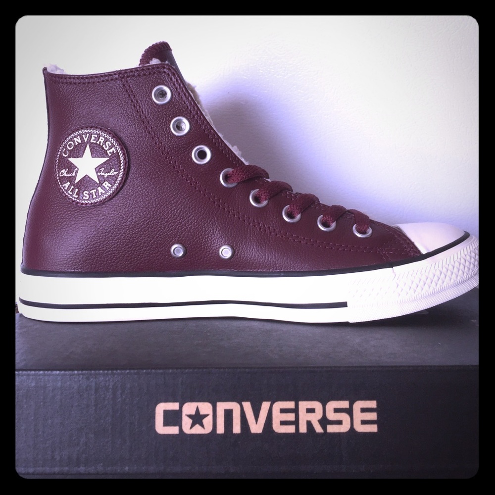 BRAND NEW Converse Leather Cold Weather Chuck!!!