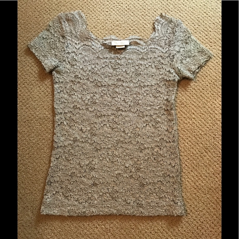 Victoria's Secret lace shirt.