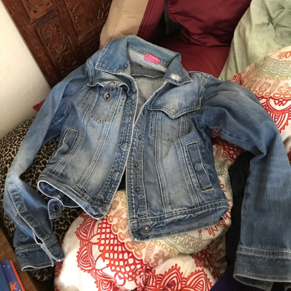 Classic blue jean jacket