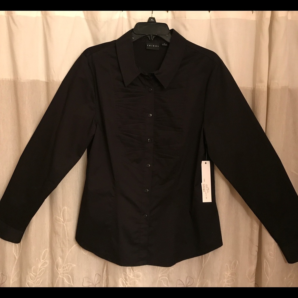 Tribal Black Tuxedo Shirt
