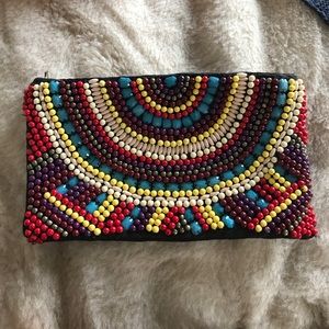 Beautiful detailed beaded clutch