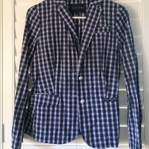 Blue Plaid Blazer