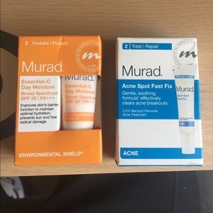 Murad acne spot fix & essential c daily moisture