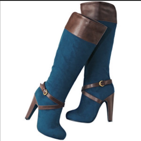 cushion walk knee high boots